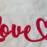 Stickdatei Schrift mit Herzen In Love 3 ca. 60mm Set 641 Doodle Applikation - Sewando