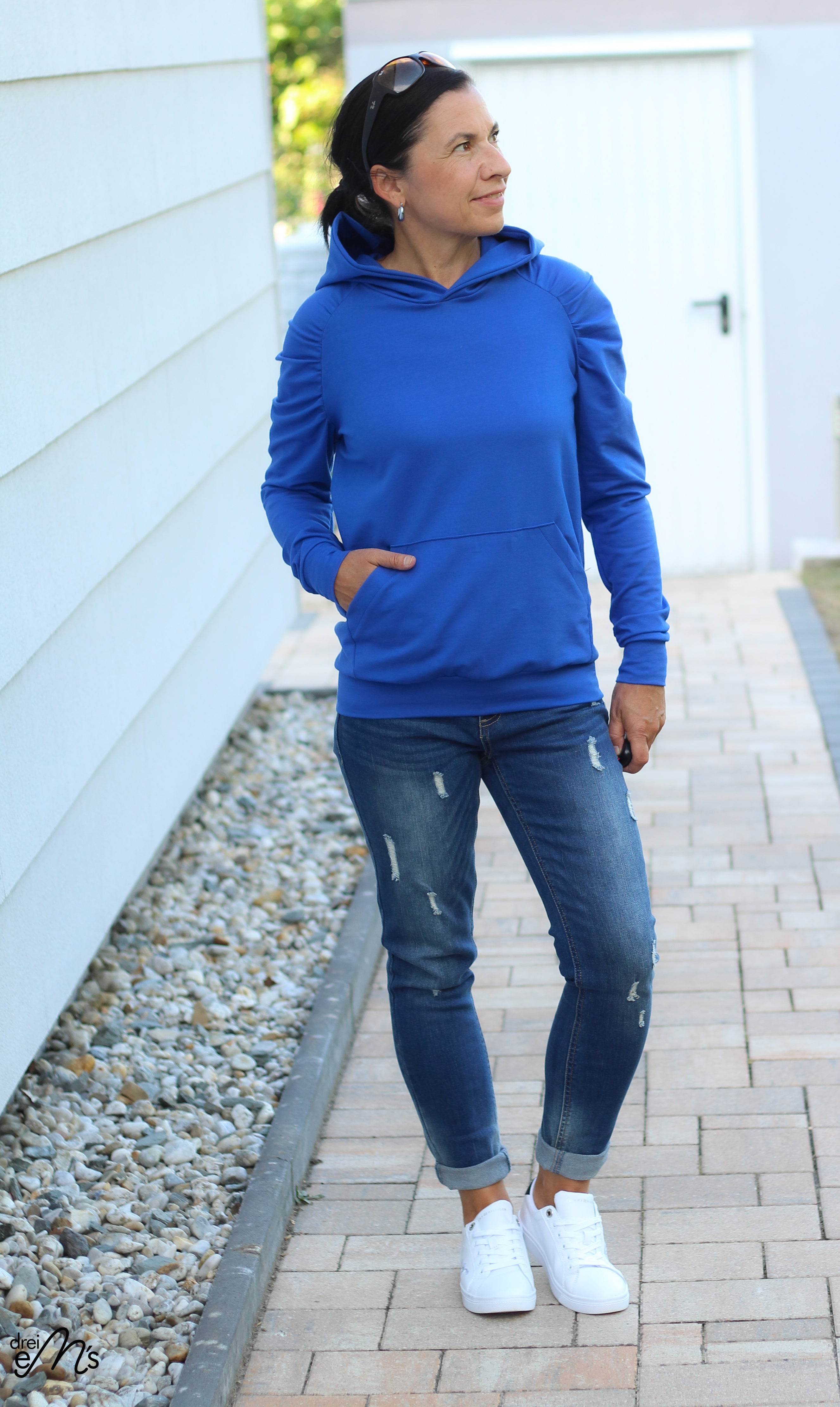Schnittmuster Hoodie EBERN Gr. 34-56 + gratis Plotterdatei : - Sewando