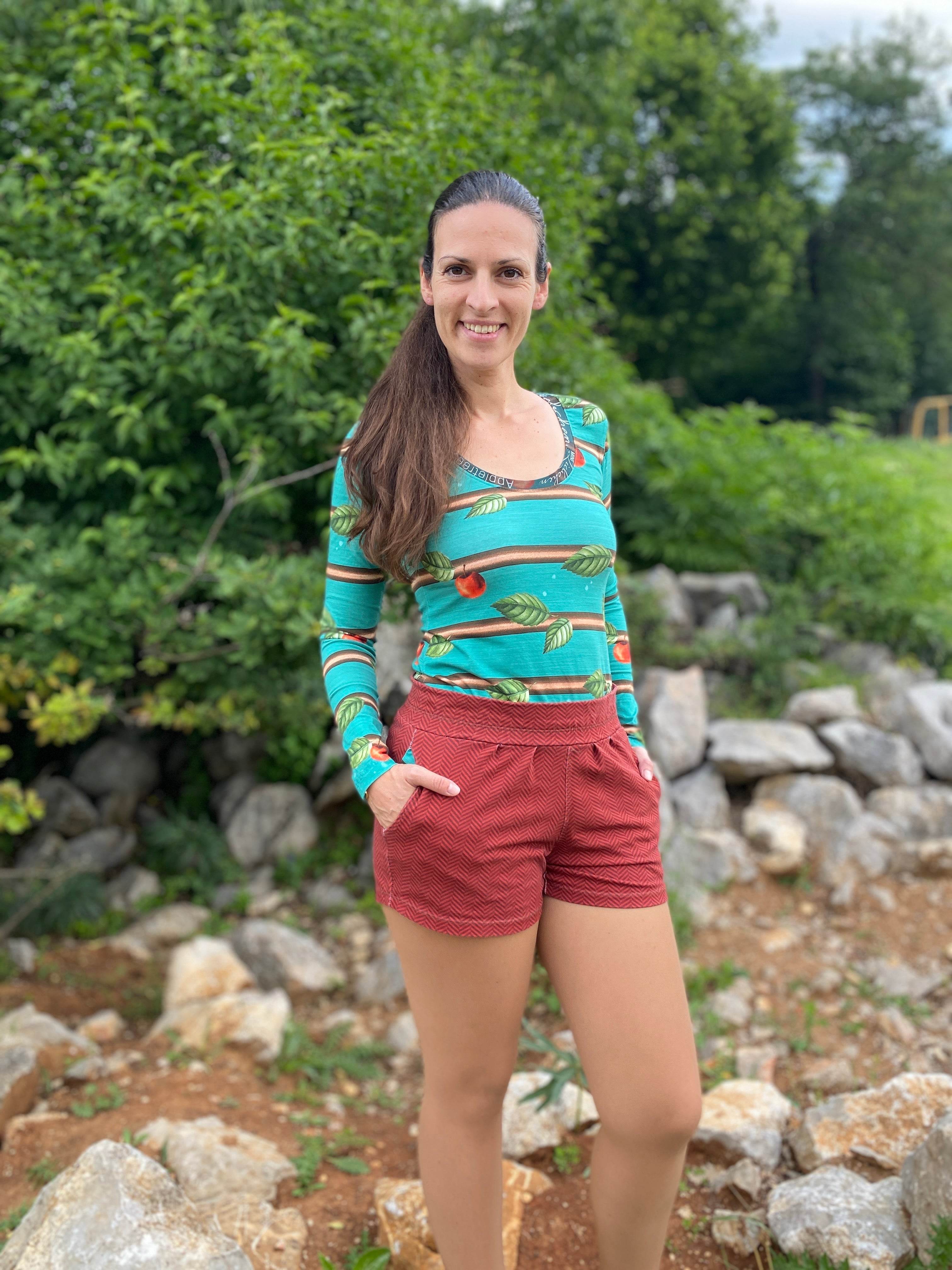 Schnittmuster Shorts für Damen Amora Gr. 32-48 - Sewando