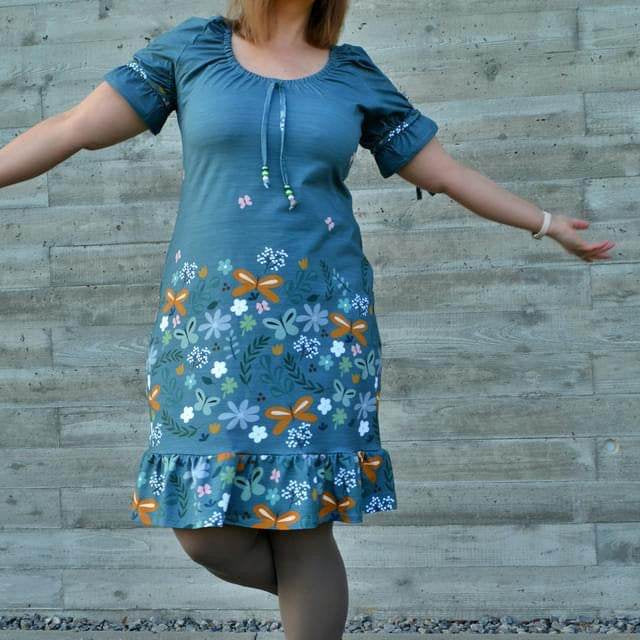 Schnittmuster Shirt / Kleid Punawai, Grösse 32-48 - Sewando