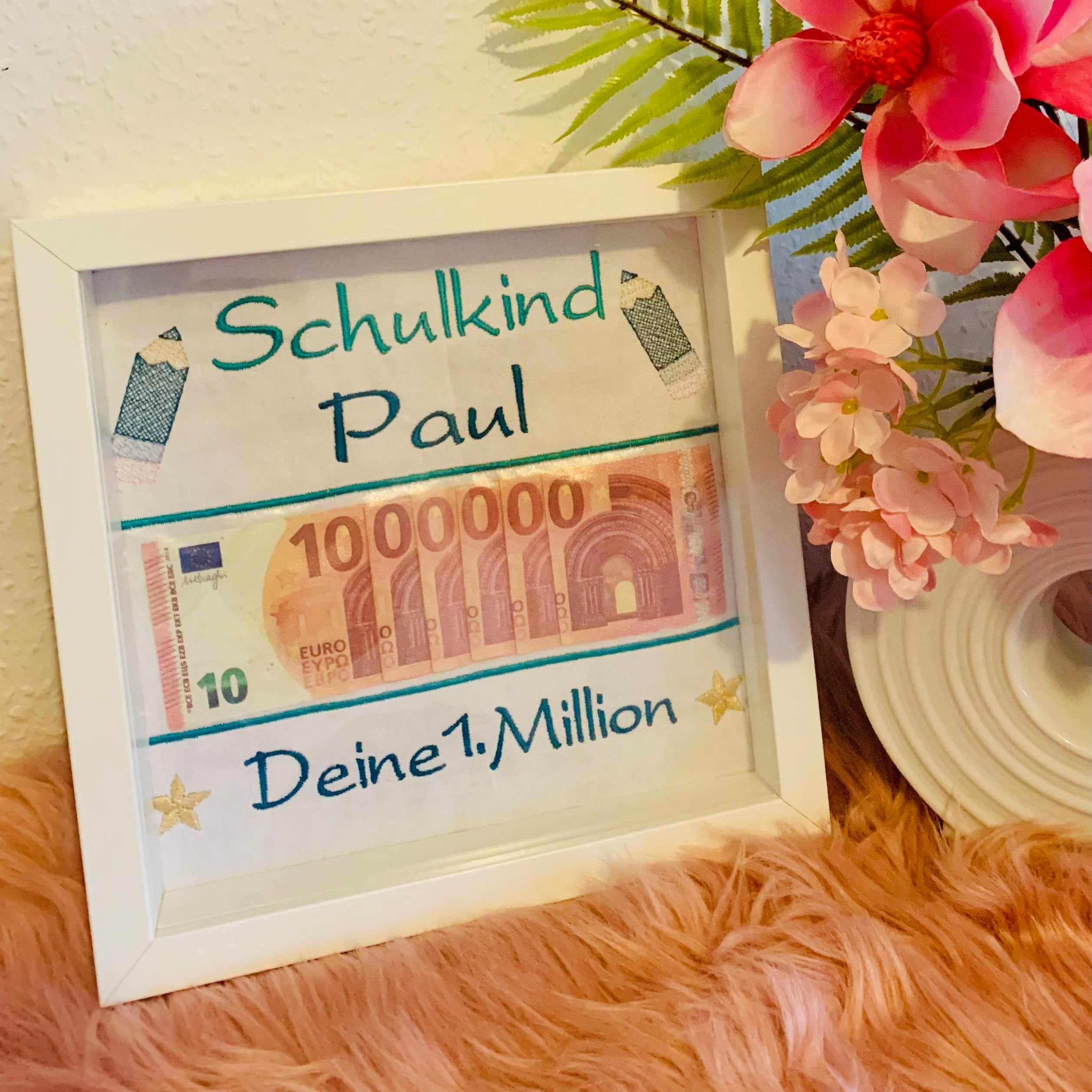 Stickdatei Deine 1. Million zur Einschulung Set 956 - Sewando