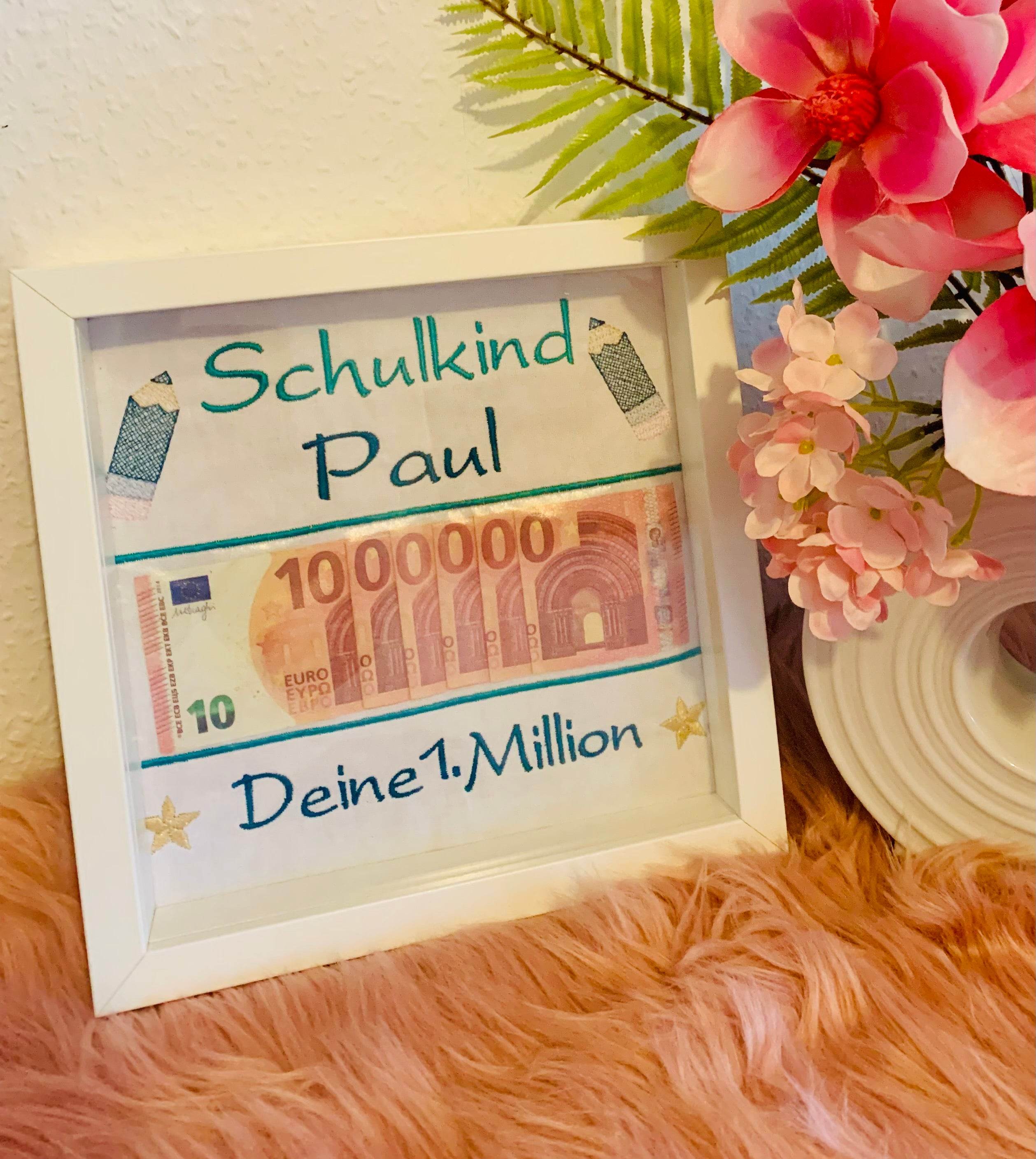 Stickdatei Deine 1. Million zur Einschulung Set 956 - Sewando