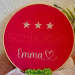 Stickdatei Schrift Schulkind 3D Set 957 - Sewando