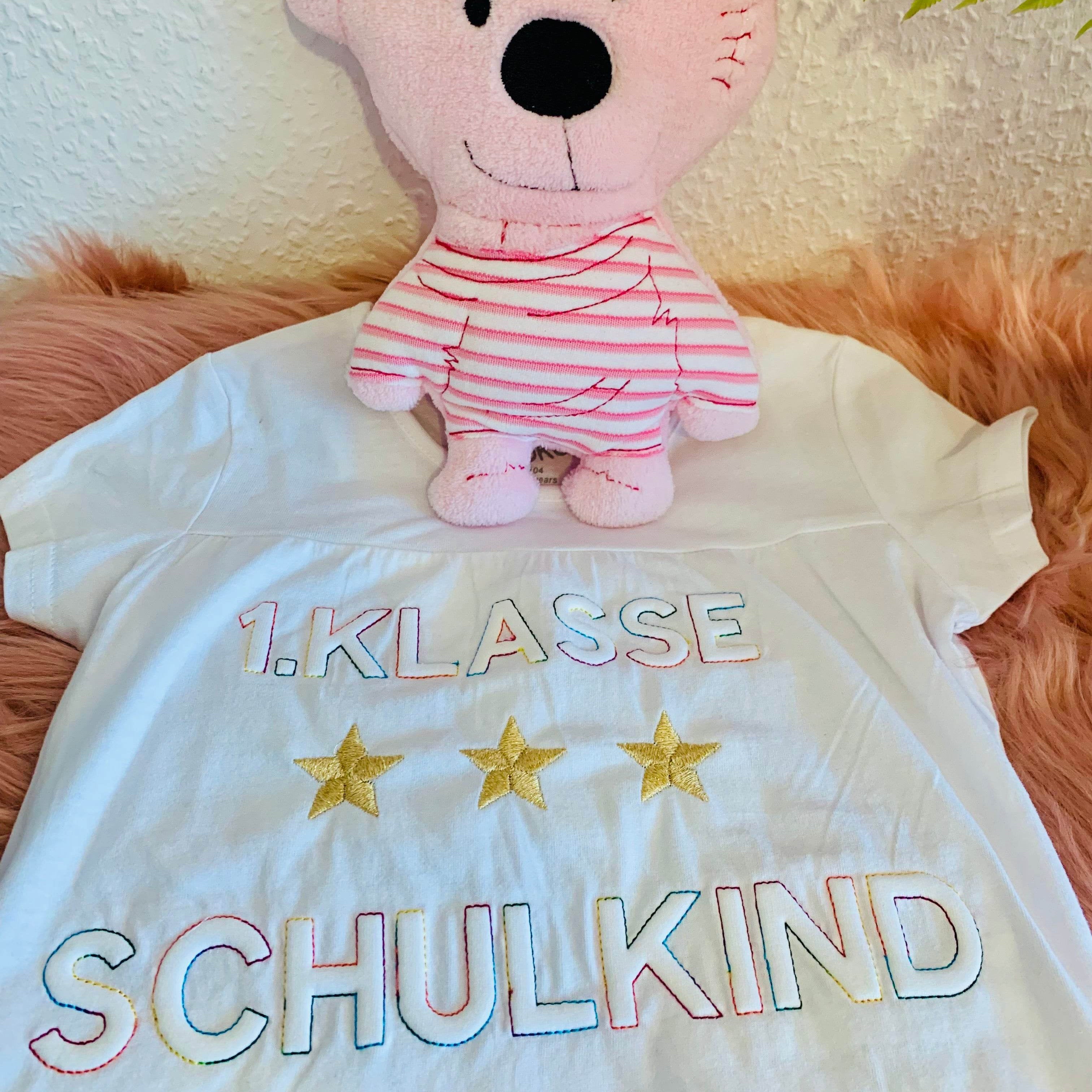 Stickdatei Schrift Schulkind 3D Set 957 - Sewando