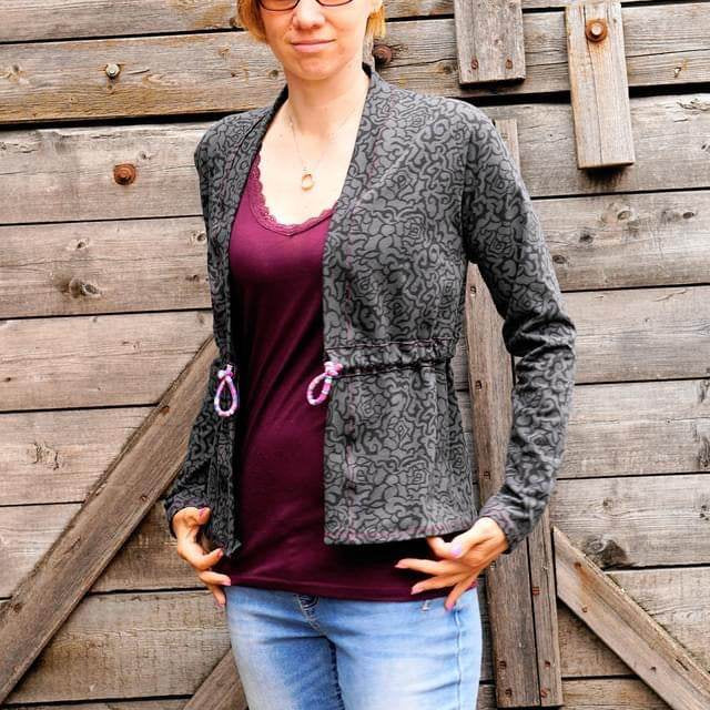 Schnittmuster Cardigan Lakeke, Grösse 32-48 - Sewando