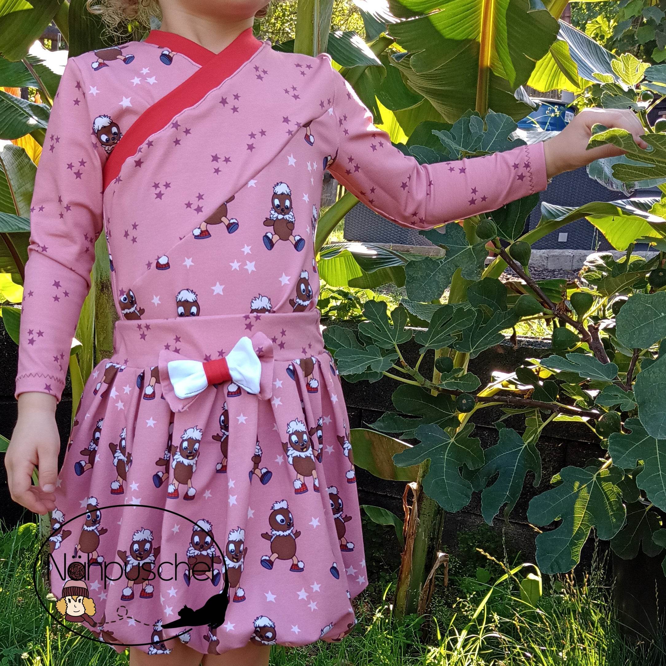Schnittmuster Shirt für Mädchen Fran Gr. 74-164 - Sewando