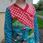 Schnittmuster Shirt für Mädchen Fran Gr. 74-164 - Sewando