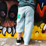 "Flip-Star-Big" Schnittmuster Webwarehose, kurz, 3/4 und lang Gr. 80-140