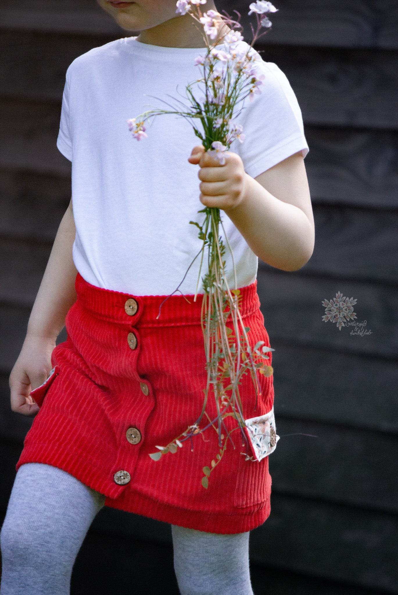 Schnittmuster Jeansskirt Ilvie Maxi Rock Gr. 122-164 - Sewando
