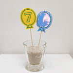 13x Stickdatei Ballons mit Zahlen ITH - Sewando