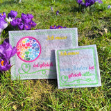5x Stickdatei "schneller stricken" ITH plus Solotext