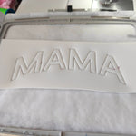 Stickdatei Mama 3D Trapunto Schriftzug Set 2536 - Sewando