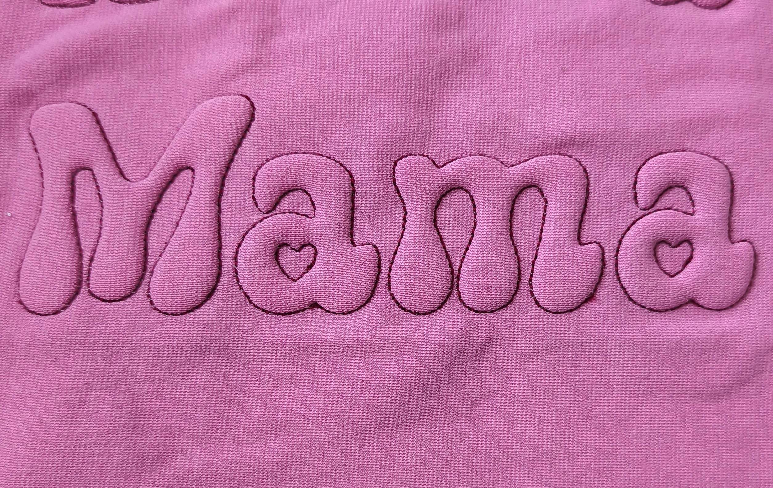 Stickdatei Mama 3D Trapunto Schriftzug Set 2536 - Sewando