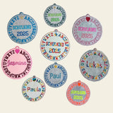 Stickdatei Schulkind 2025 Anhänger Set 2540