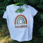 Stickdatei Glitzer Vinyl Regenbogen Schulkind Set 2545 - Sewando