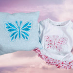 Stickdatei Negativ Applikation Schmetterling Set 2546 - Sewando