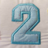 Stickdatei Chenille Applikation Schrift ca. 75mm Set 2543 - Sewando