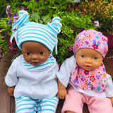 Stickdatei Puppenkleidung für Baby Puppe ca. 32cm Set 2551 - Sewando
