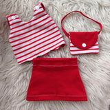 Stickdatei Puppenkleidung für Baby Puppe ca. 43cm Sommer Set 2554 - Sewando