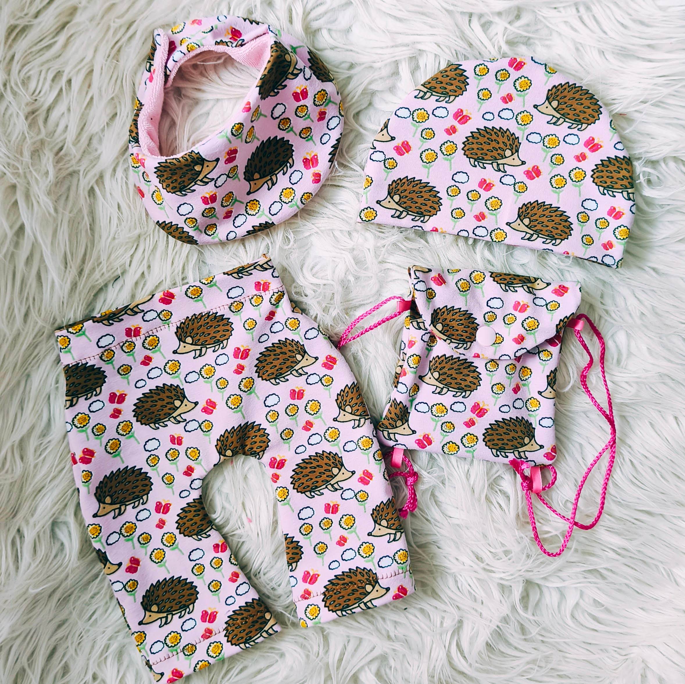 Stickdatei Puppenkleidung für Baby Puppe ca. 43cm Set 2556 - Sewando