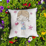 Stickdatei Cute Girl mit Rock 2 Set 2559 - Sewando