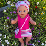 Stickdatei Puppenkleidung für Baby Puppe ca. 36cm Set 2570 - Sewando