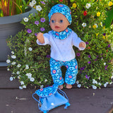 Stickdatei Puppenkleidung für Baby Puppe ca. 36cm Set 2569 - Sewando