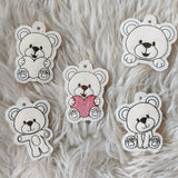 Stickdatei Teddy Schlüsselanhänger Set 2566