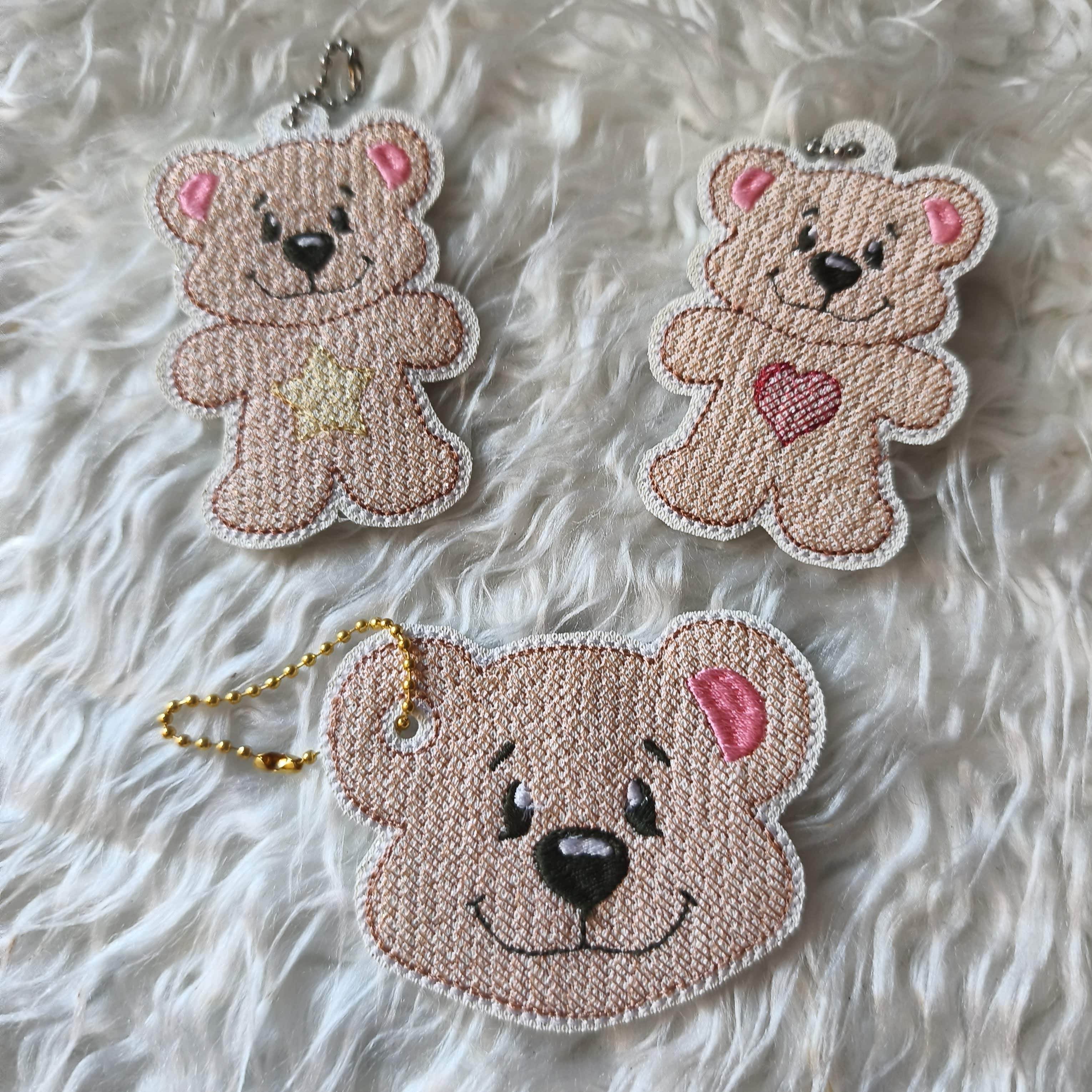 Stickdatei Schlüsselanhänger Teddy Set 2579 - Sewando