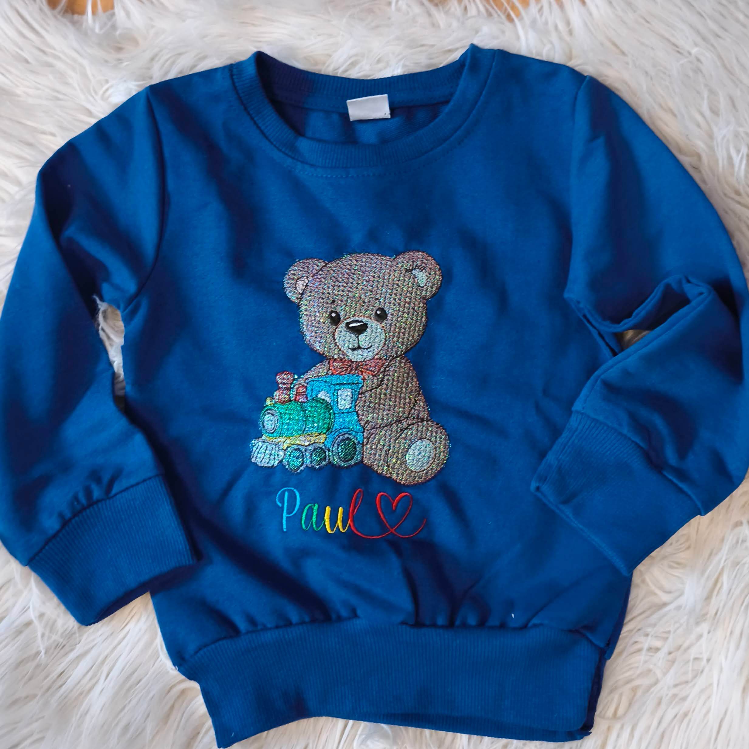 Stickdatei Teddybär mit Eisenbahn Set 2594 - Sewando