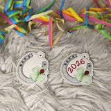 Stickdatei Glücksbringer Schlüsselanhänger Set 2601