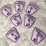 Stickdatei Sondenpad Gastrostoma G Tube Pad Wochentage mit Tasche Set 2610