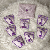 Stickdatei Sondenpad Gastrostoma G Tube Pad Wochentage mit Tasche Set 2610