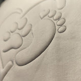 Stickdatei Pfote  Füße mit Herz 3D Trapunto Set 2622