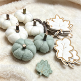 Stickdatei Herbst Kürbis und Blätter Set 26147
