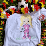 Stickdatei Fußball Mädchen mit Ball Set 959 - Sewando