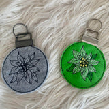 Stickdatei Edelweiss Schlüsselanhänger In the Hoop Set 962 - Sewando