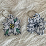 Stickdatei Edelweiss Schlüsselanhänger In the Hoop Set 962 - Sewando