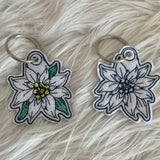 Stickdatei Edelweiss Schlüsselanhänger In the Hoop Set 962 - Sewando