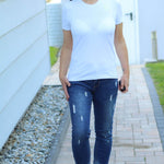 Schnittmuster BASIC Shirt Nr.1 Rundhals Gr. 32-56 + gratis Plotterdatei - Sewando