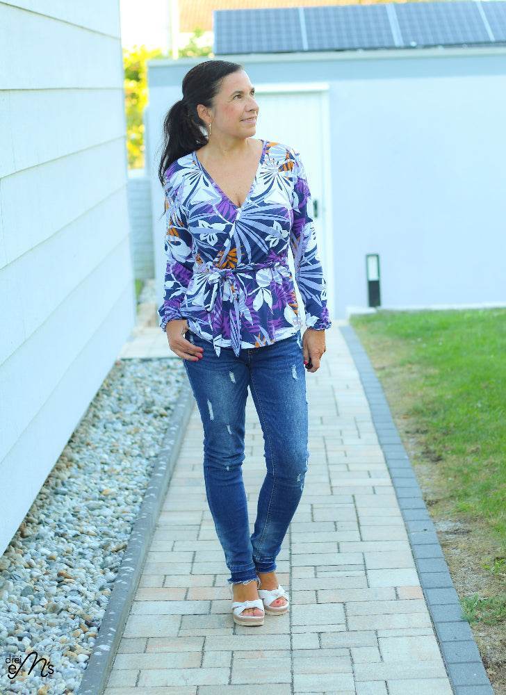 Schnittmuster PDF Ebook Shirt/Tunika ARNARA Gr. 34-54 - Sewando