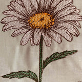 Stickdatei Margerite Blume Lineare Art Set 964 - Sewando