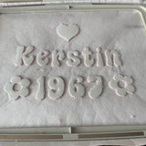 Stickdatei Schrift 3D Trapunto ca. 7cm Set 965 - Sewando