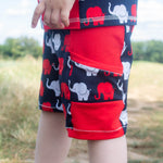 Kombi eBook Schnittmuster Summerset Mighty Kriss Kross Shirt und Hose Gr.122 - 176 - Sewando