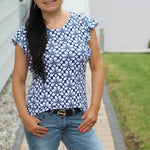 Schnittmuster Volant - Shirt LATISANA Gr. 34-54 : - Sewando