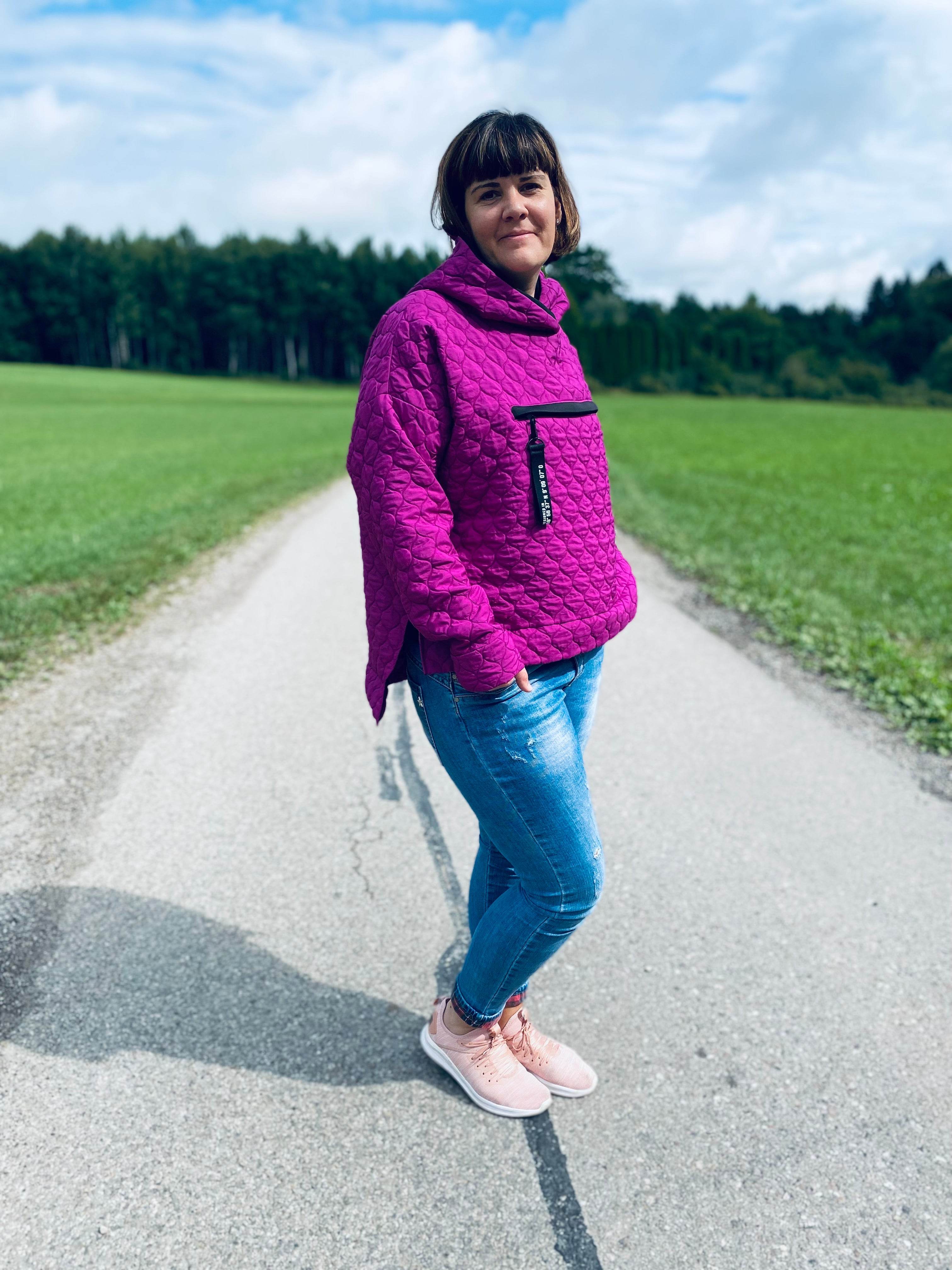 Schnittmuster Hoodiejacke Jackhoo, Größe XS - XL : - Sewando