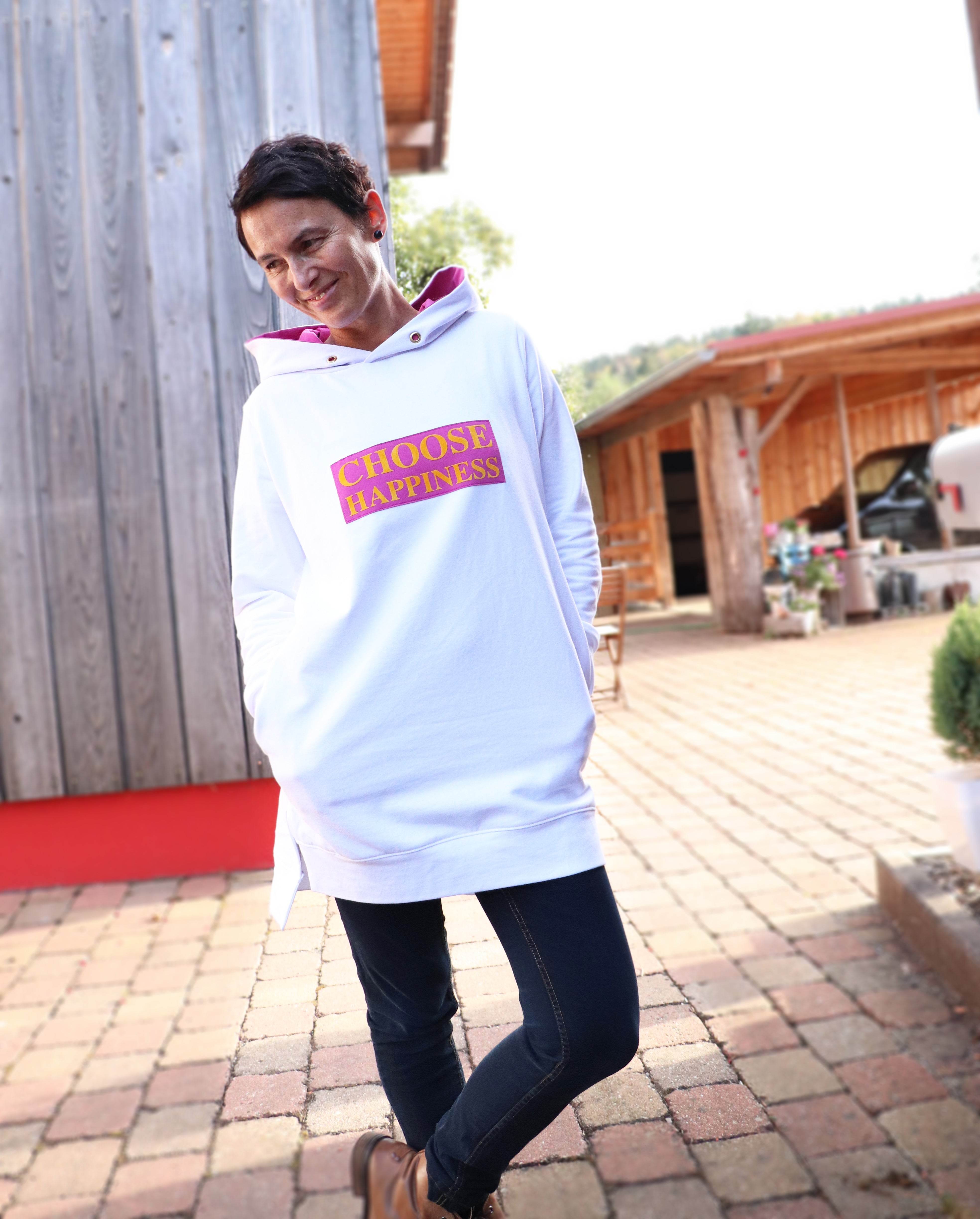 Schnittmuster Longhoodie CORTINA Gr. XS-XXXL : - Sewando