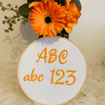 Stickdatei 3D Sweet Schrift ca. 50mm Set 592 - Sewando