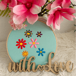 Stickdatei 3D Blume Set 977 - Sewando