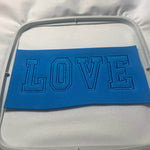 Stickdatei 3D Applikation Schrift ca. 50mm Set 978 - Sewando
